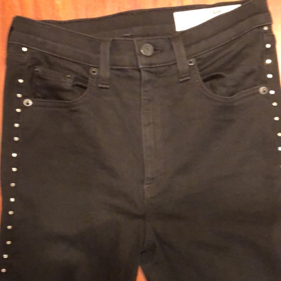Rag & Bone Dive Studded Black Skinny Jean - Picture 5 of 14